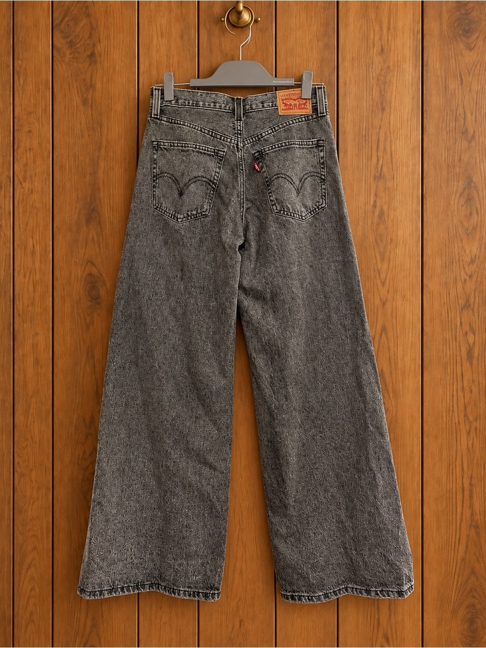 Levi’s ’94 Baggy Wide Leg Jeans washed black 26 long - Picture 6 of 8